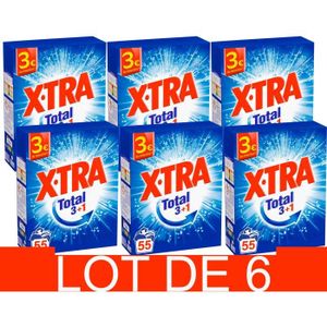 Lessive Poudre Total+ X-TRA : la boîte à lessive d'1,375kg à Prix