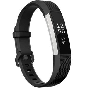 BRACELET MONTRE CONNEC. SD00937-Bracelet Fitbit Alta HR Silicone Noir iMos