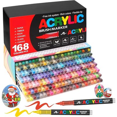 SHENGLU-Feutres de Coloriage 100 Couleurs Art Aquarelle Brosse Pointe SHENGLU-Feutres de Coloriage 100 Couleurs Art Aquarelle Brosse Pointe