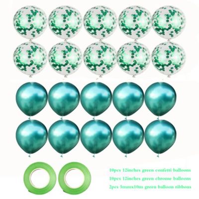 22pieces Vert Ballons Air Ballons Deco Anniversaire Ballon D Helium Confettis Fete D Anniversaire Decoration Enfants Boules Achat Vente Ballon Decoratif Cdiscount
