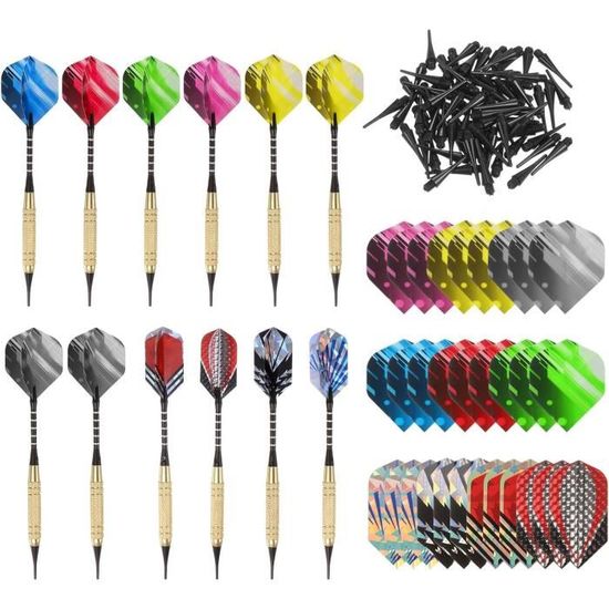 Fléchettes à Pointe Souple Pour Cible électronique - Lot De Fléchettes Nylon Précises
