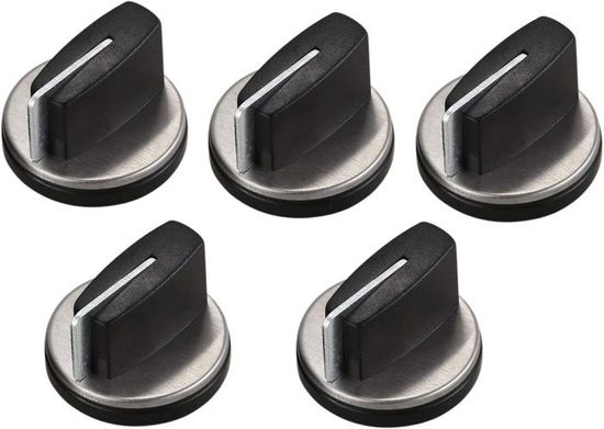 Cuisine 44 Mm De Diametre En Plastique Noir Bouton-interrupteur Pour Plaque De Cuisson Au Gaz 4 - Electroménager