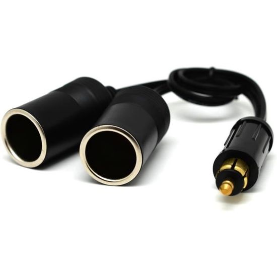 Fiches DIN Pour Allume-cigare Européen 12V - Branchement Facile Et Max 15A
