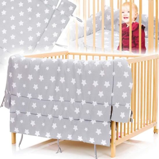 Tapis pour parc bébé Motif étoiles 100 x 100 cm ou 75 cm x 100cm 100 %  coton 2 - Cdiscount Puériculture & Eveil bébé