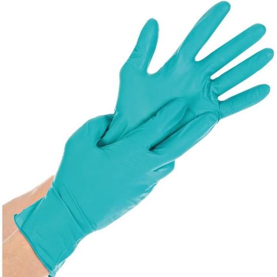 Lot De 100 Gants Jetables En Nitrile Sans Poudre Sans Latex Non