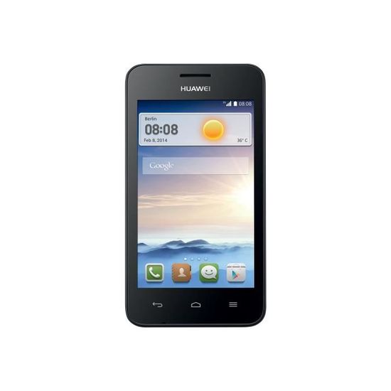 Huawei Ascend Y330 Smartphone 3G 4 Go microSDHC slot GSM 4" 800 x 480 pixels TFT 3 MP Android noir