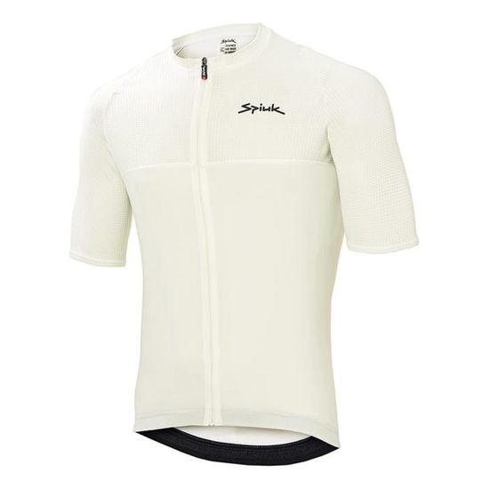 Maillot cycliste Spiuk Anatomic - blanc - taille L pour homme