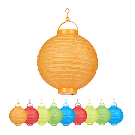 STARPIA Lot De 12 Lanternes En Papier Chinoises Multicolores - Décoration Mariage, Fête Et Noël