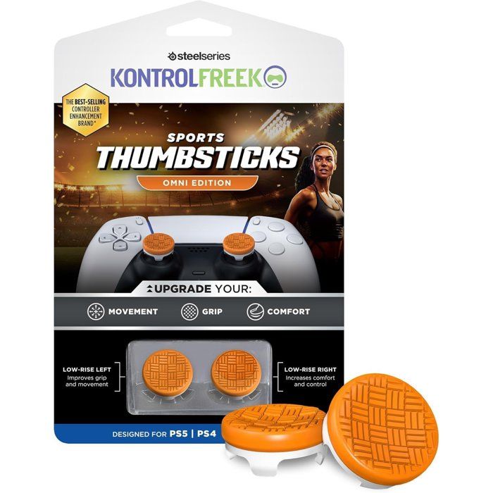 Pack de 2 Sports Thumbsticks - STEELSERIES - KontrolFreek - Omni Edition - Pour manettes PS5PS4 - Orange