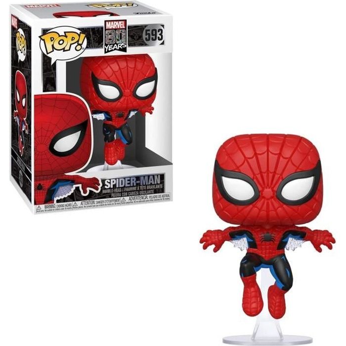 Figurine Funko Pop! Marvel : 80th - Spider-Man - Cdiscount Jeux vidéo