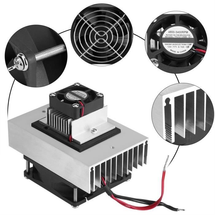 Système de refroidissement Réfrigérateur - Réfrigération Kit DIY Climatiseur DC12V semiconductor-HEN