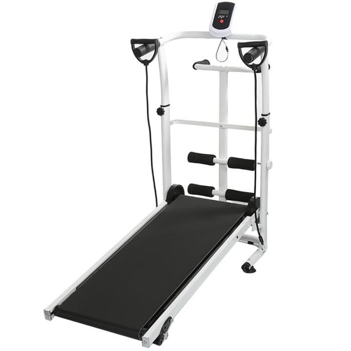 Noir!!! MIXMEST TAPIS DE COURSE - Avec taille torsadée, cordon de serrage, écran LED