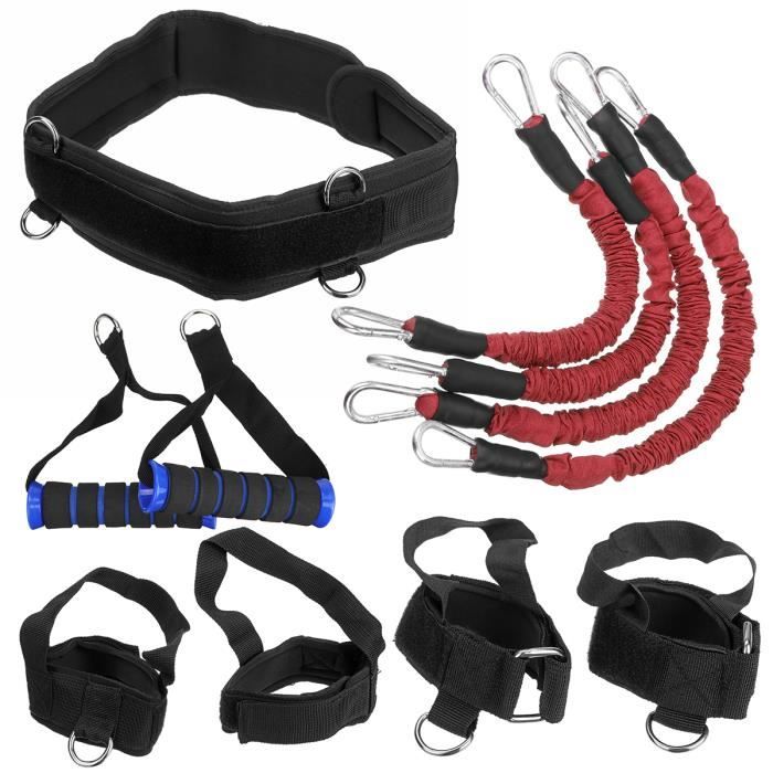 AVANC Bandes de Résistance Elastique 150LBS Boxe Flexion sur Jambe Rebondir Fitnesse Musculation ROUGE