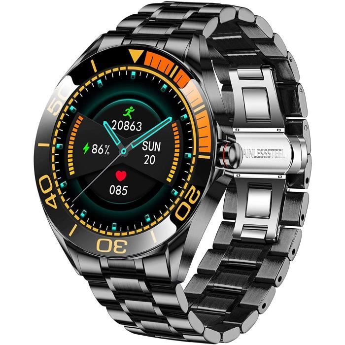 MONTRE CONNECTEE SPORT LIGE Montre Connectée Homme, IP67 Étanche Sport Fitness Tracker Montres Intelligente Fr&eac47