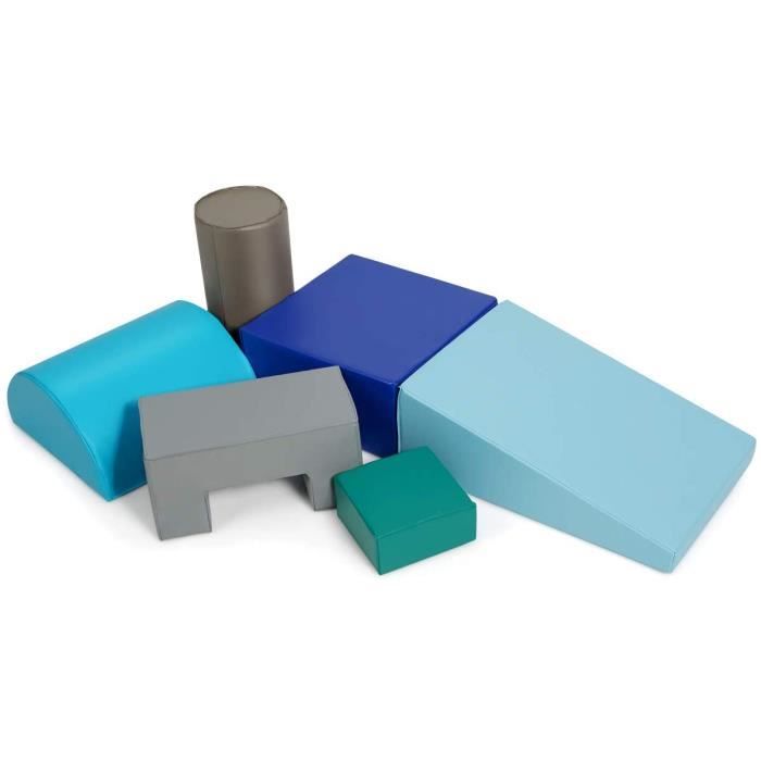 VEHICULE A CONSTRUIRE ENGIN TERRESTRE A CONSTRUIRECostway 6PCS Blocs de Construction en Mousse Fait en PU+EPE Colorée J422