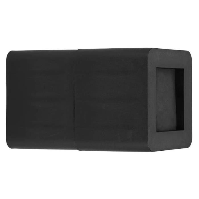 YOSOO Rehausseur de meuble Rehausseur Jambe Meuble Elévateur Antidérapant en Plastique PP Noir pour Canapé Table Bureau Lit