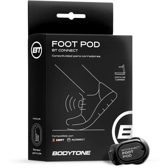 BODYTONE - BTC1 - Capteur de running - Connectivité KINOMAP - ZWIFT - BKOOL