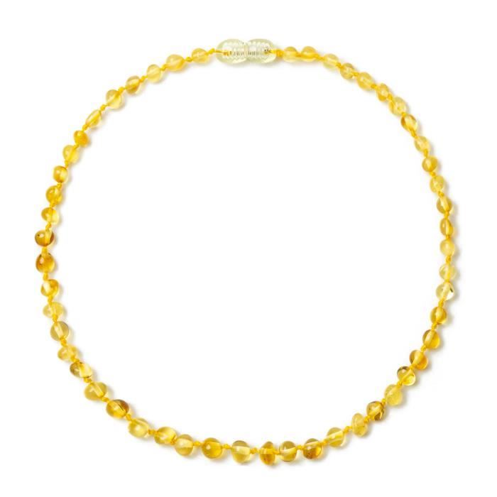 collier d ambre(Lemon)(33cm) - Forfait simple