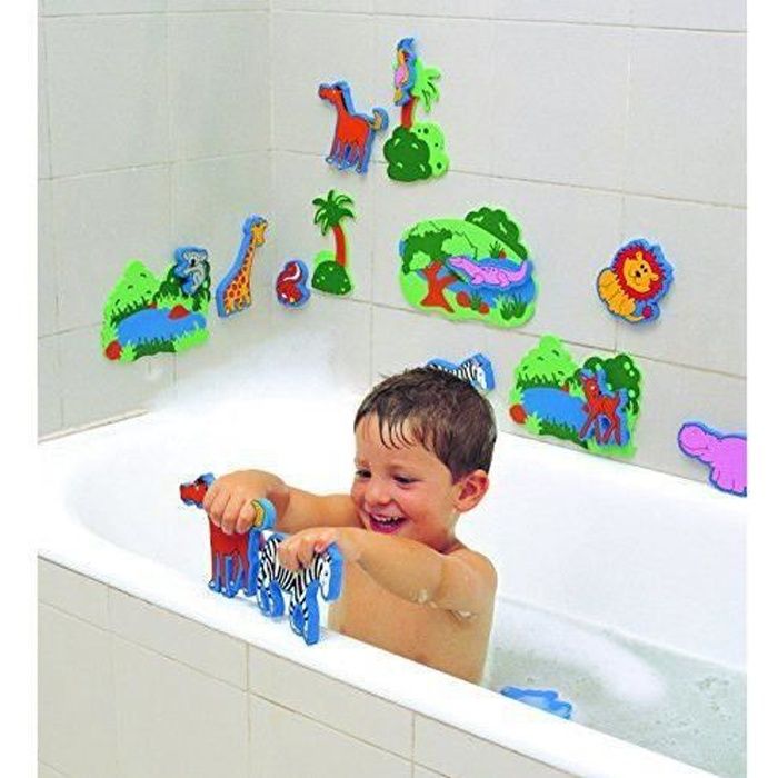 Edushape - Jouet De Bain - Bain Rigolo - La Jungle - ED 547005