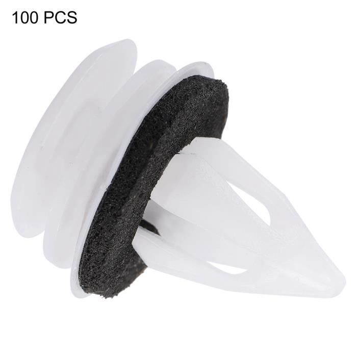 Fdit Clip de garniture de porte 100Pcs Clips Retenue Rivets de Fixation Intérieur Panneau de Porte Avant Arrière pour BMW Mini