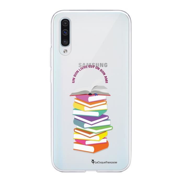 Coque Samsung Galaxy A50 360 intégrale transparente Livres Ecriture Tendance Design La Coque Francaise.