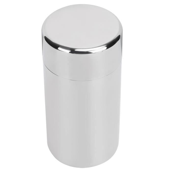 ART☀Pot de Stockage de Feuilles de Thé Scellé en Acier Inoxydable 304 Portable Récipient à Grains de Café(Taille L 550 ml ☀GOL