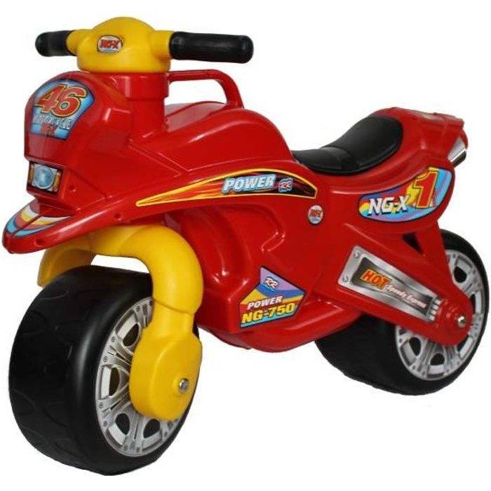 ZAC Porteur moto de course pour enfant Rouge
