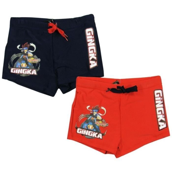 Maillot de bain short Beyblade Rouge
