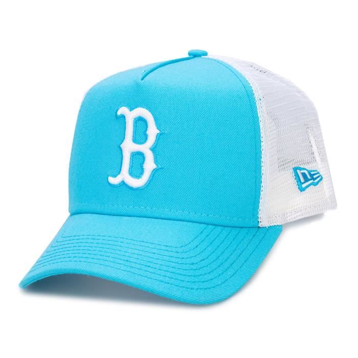 New Era Mens Boston Red Sox 9Forty Trucker Cap Bleu Accessoires