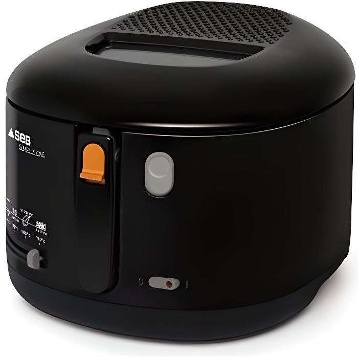 Seb FF160800 Simply One Friteuse Compacte avec Thermostat Noir FF160800