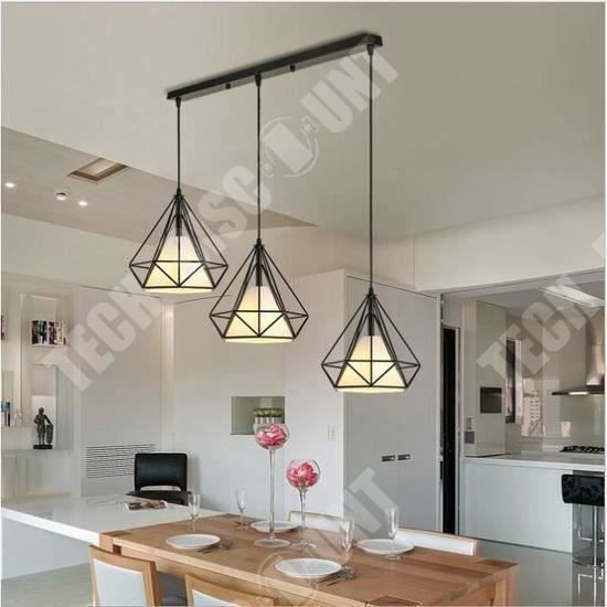 TD® Lustre forme diamant style moderne contemporain pour décoration intérieur chambre salon design industriel tendance de qualité