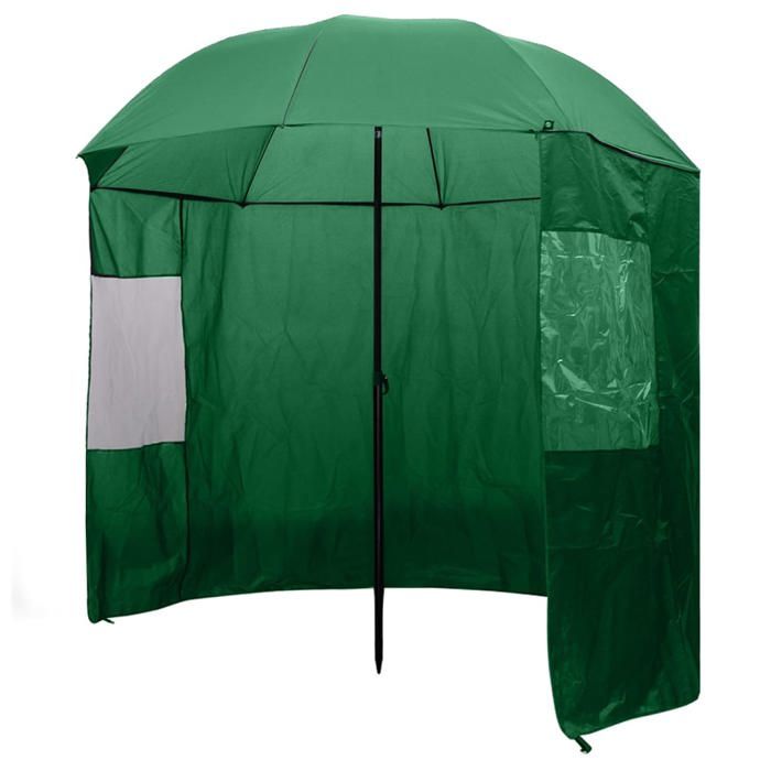 SUMMER Parapluie de pêche Vert 240x210 cm,avec design classique 147976