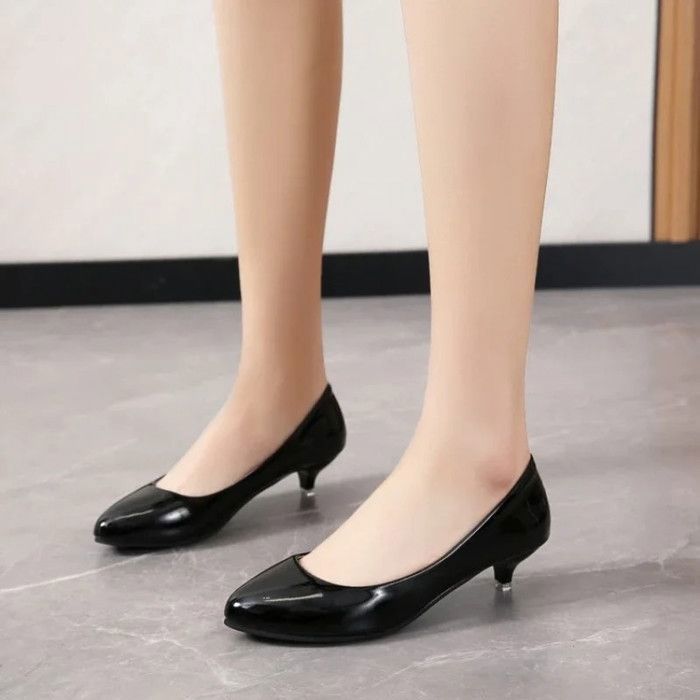 Escarpins à Talons Fermés Pour Femme – Pieds Larges, élégants, Pour Fête, Mariage, Danse