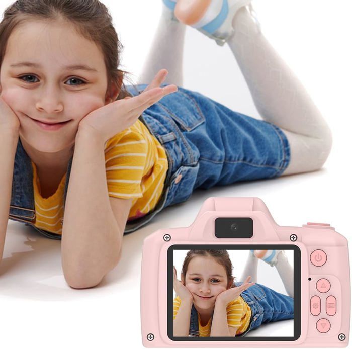 Appareil Photo Enfant Instantané 1080P Écran 2.4 Pouces