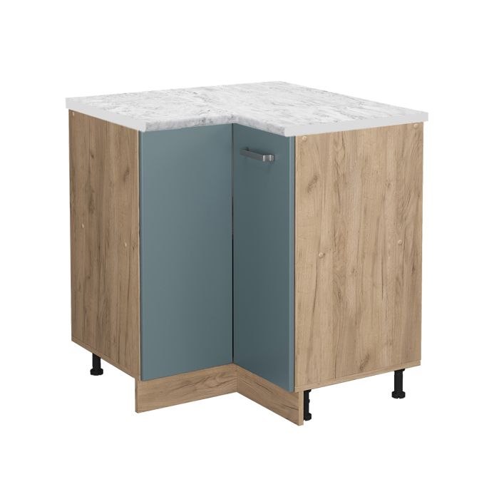 Meuble dangle R-Line 75.6cm PT Marbre Bleu-gris/Chêne de force doré Vicco 46694