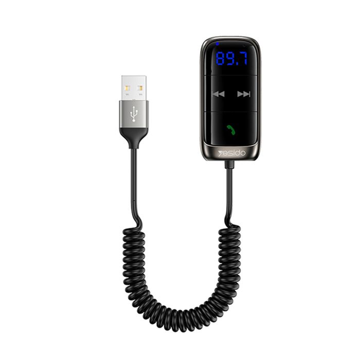 Modulateur FM Bluetooth - YESIDO - YAU32 - Récepteur Bluetooth - Carte TF - Pour voiture