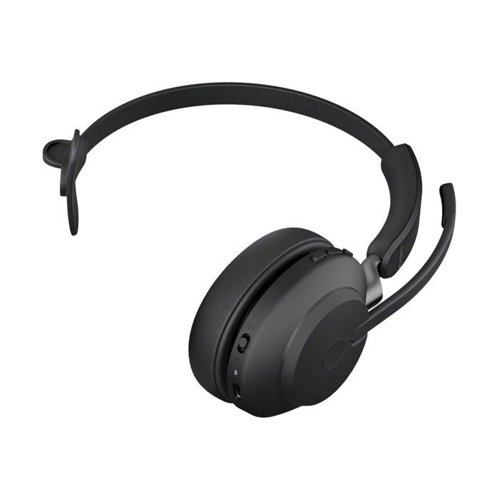 Micro-casque - JABRA - Evolve2 65 UC Mono - Bluetooth - USB-A - Sans fil - Noir