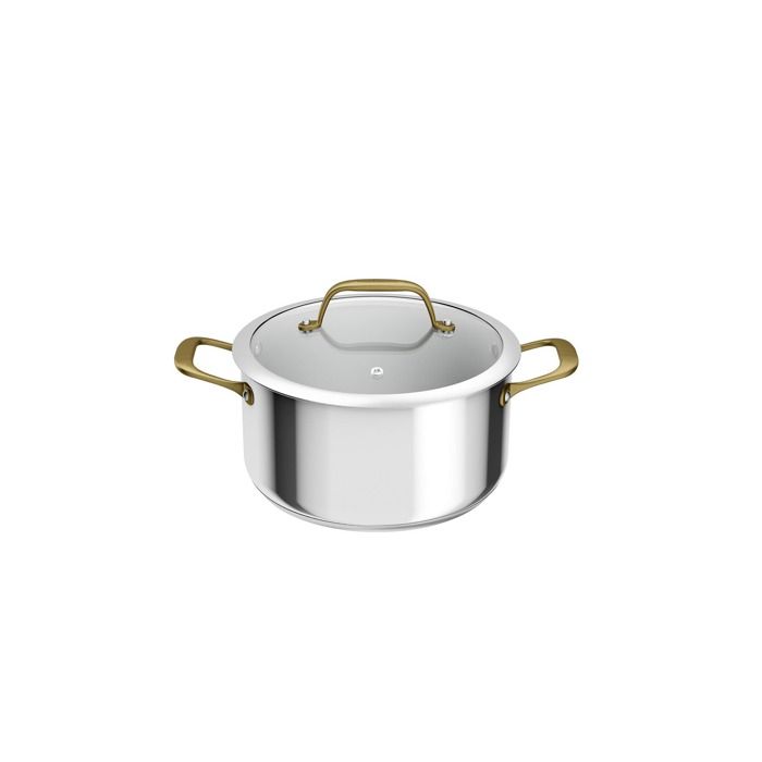Marmite / Faitout Tefal PAUL BOCUSE H8244602 24 CM AVEC COUVERCLE EN VERRE
