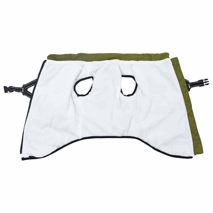 PROMOTION ManteauVeste pour chien - VENT-FLASH - Vert armée 4XL Fleece et Polyester 369194