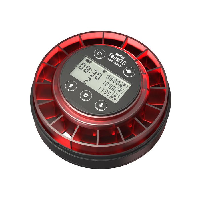 Mangeoire Automatique Rechargeable pour Poissons dAquarium - Minuterie Câble USB Écran LCD