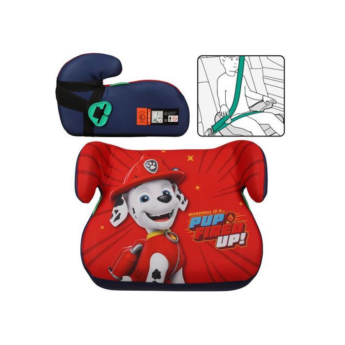 Paw Patrol MARSHALL Siège auto avec ceinture siège auto rehausseur pour garçon 22-36 kg 125-150 cm