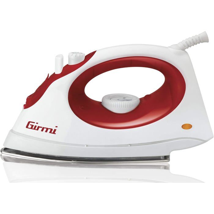 Fer à repasser vapeur - ZGEER - 1800 W - Rouge - Semelle inox - Réglage de vapeur - Fonction spray - 25x14x11 cm - Zgeer