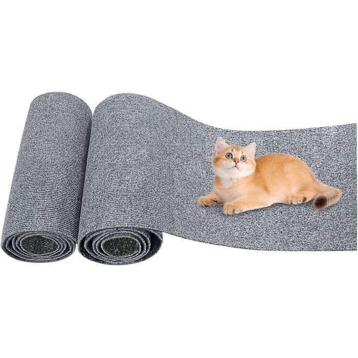 Comparer les prix de 2 Rouleaux Tapis Griffoir Chat Adhésif200×40cm Protection Canape Chat Anti GriffeAnti-GriffePeut être Coupé sur MesureGris