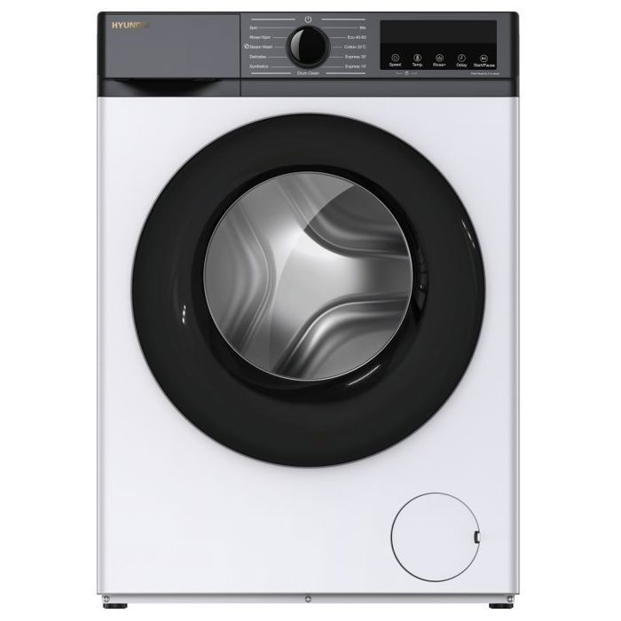 Lave-linge hublot - 8kg - 1200 trs/min - Hyundai