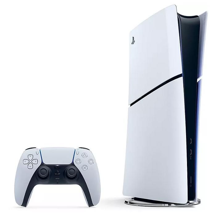 Console de salon - SONY - PS5 Slim Digital Edition (Châssis E) - Blanc - 825 Go - SSD ultra-rapide