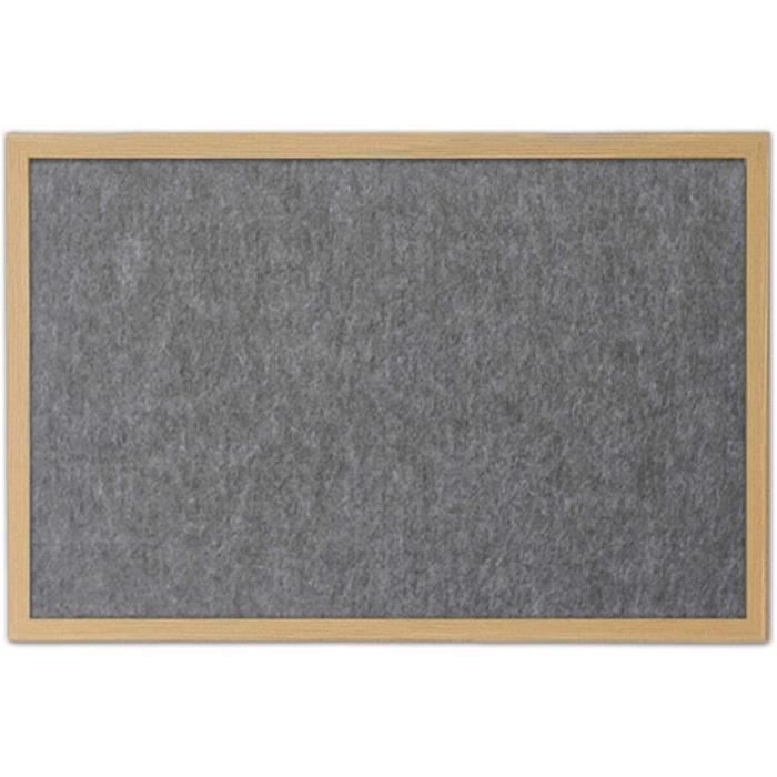 Kit Tableaux Muraux En Feutre Et Liège - 8 Panneaux Autocollants Avec 40 Punaises Colorées