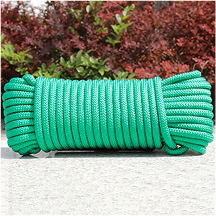 12 mm Rouge Tressé Polypropylène Corde Poly ligne voile nautique