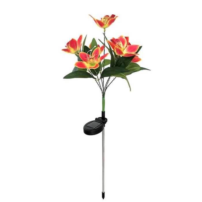 Yianyal Jouet en forme de fleur dansante | Jolie fleur qui secoue la tête dans des pots colorés, fonctionne à l'énergie solaire | pour décoration de