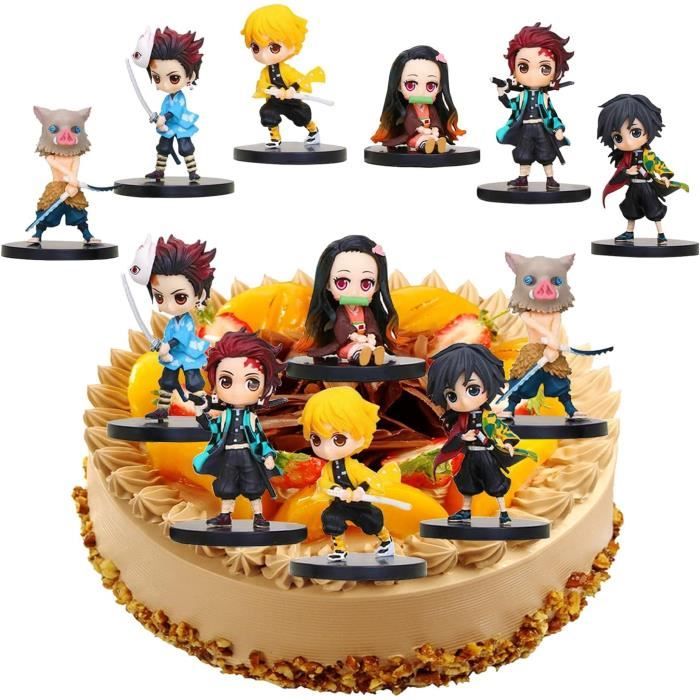 Figurine Gâteau Topper, 6 Pièces Démon Slayer Cake Topper, Dessin Animé  Gâteau Décorations Pour Les Fans D'Anime, Figurines [u2504] - Cdiscount  Maison