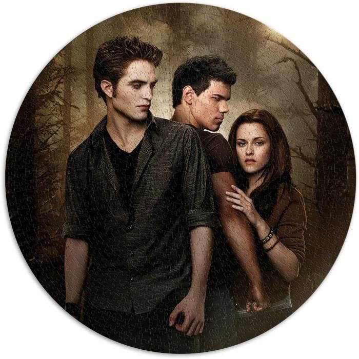 Puzzles 1000 Pièces New Moon The Twilight Saga Puzzle Rond Garçons Et